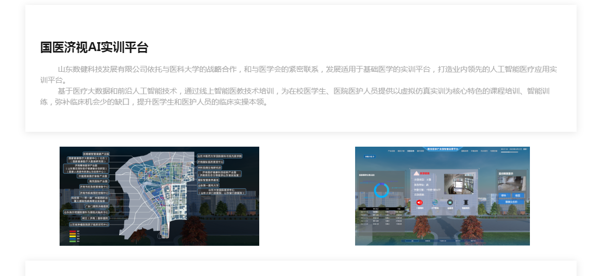 國醫(yī)濟視AI實訓(xùn)平臺